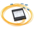 1x4 PLC Fiber Optic Splitter in ABS Box  1x4 PLC Fiber Optic Splitter in ABS Box