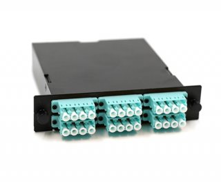 24 Fiber MTP Cassette OM3 LC to 3 MTP Std Female