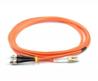 20m LC to ST Duplex Multimode 625 Patch Cable