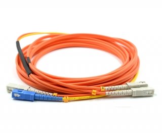 20m SC to SC Duplex OM1 Mode Conditioning Cable