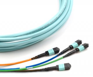144 Fiber MTP Multimode OM4 Trunk Cable Config