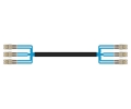 6 Fiber Multimode OM3 Custom Indoor/Outdoor Fiber Cable Assembly
