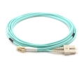 2m LC to SC Duplex OM3 Armored Fiber Cable