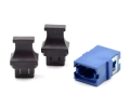 Blue MTP Adapter Std Footprint Reduced Flange