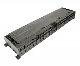 48 Fiber Inline Splice Enclosure 8 Port 1 Tray