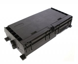 48 Fiber Inline Splice Enclosure 8 Port 1 Tray