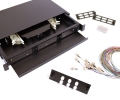 6 Fiber FC OM3 50/125 1U Splicing Patch Panel Kit
