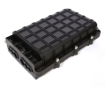 24 Fiber Horizontal Splice Enclosure 6 Ports 4 Trays