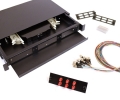 12 Fiber ST 625/125 1U Splicing Patch Panel Kit