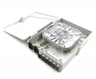 12 Adapter Slot 12 Splice Fiber Optic Termination Box 14 Ports A