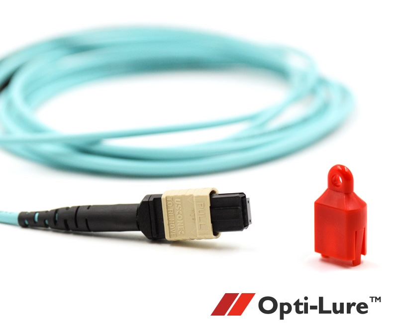 MPO OptiLure Dustcap and PullEye Solution
