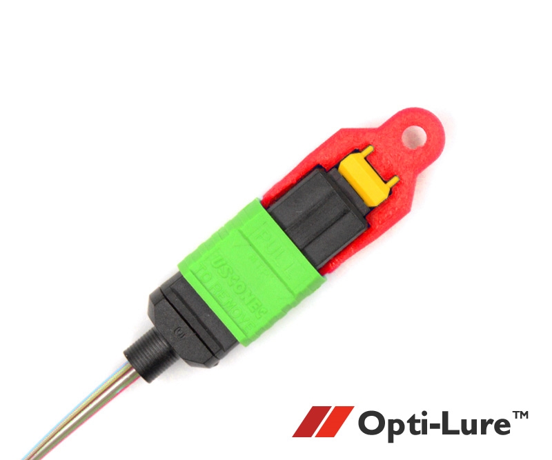 MPO OptiLure Dustcap and PullEye Solution