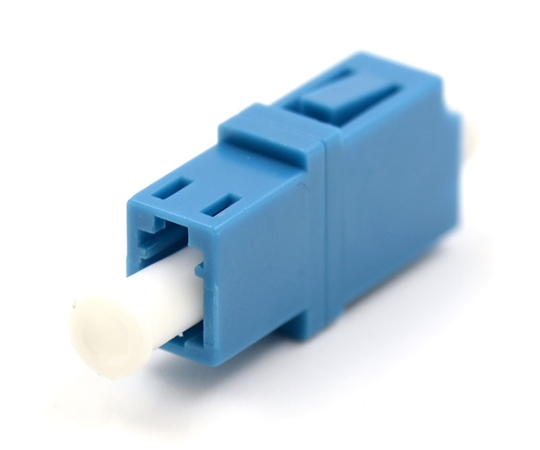 LC Simplex Blue Adapter without Flange  LC Simplex Blue Adapter without Flange