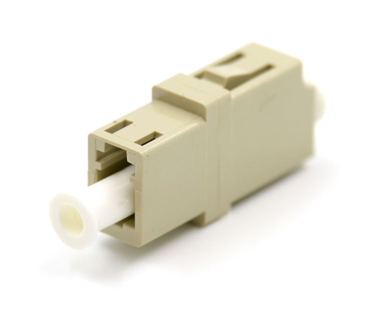 LC Simplex Beige Adapter without Flange  LC Simplex Beige Adapter without Flange