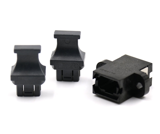 Black MTP Adapter SC Footprint Full Flange  Black MTP Adapter SC Footprint Full Flange
