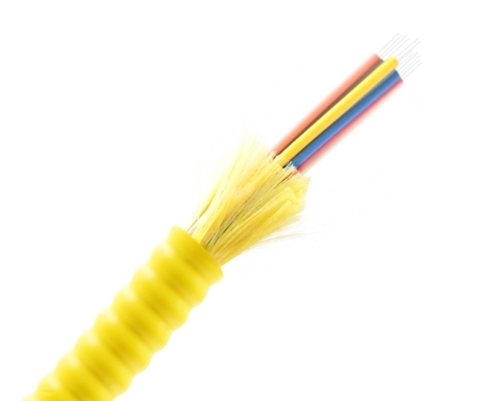 6 Fiber Armored Distribution Cable OS2 OFNR  6 Fiber Armored Distribution Cable OS2 OFNR