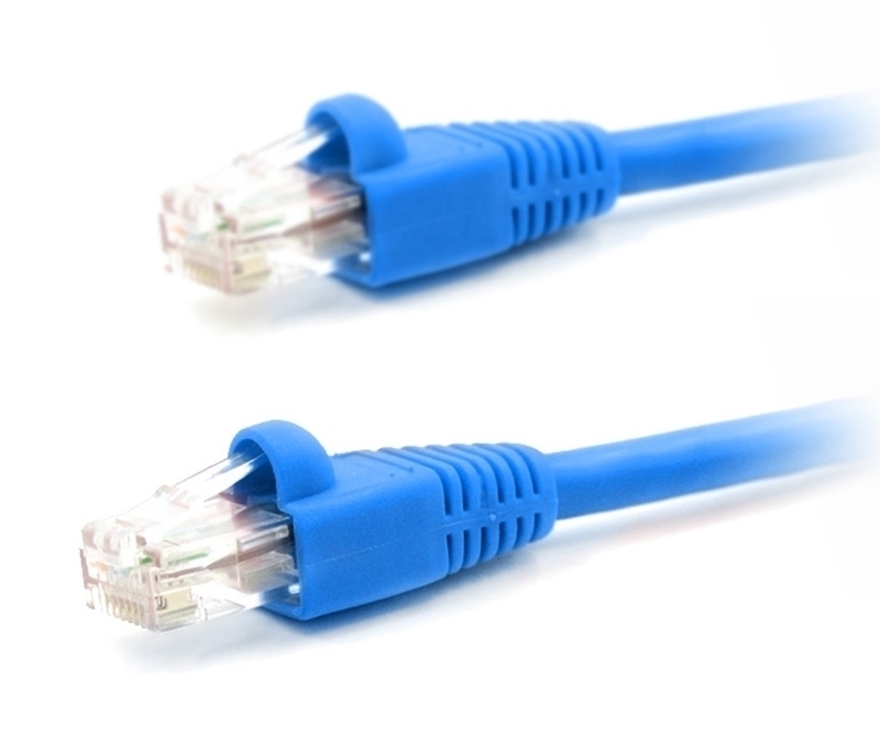 10ft Cat6a 600MHz UTP Ethernet Blue