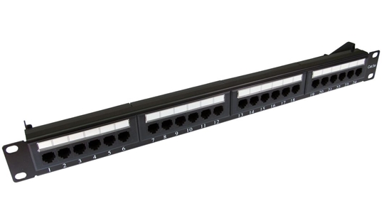 Cat5e 24 Port Unshielded 1U Copper Patch Panel  Cat5e 24 Port Unshielded 1U Copper Patch Panel