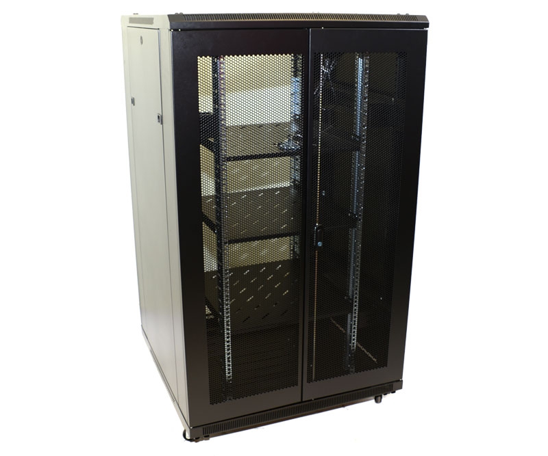 27U Network Server Rack Single Vented Rear Door