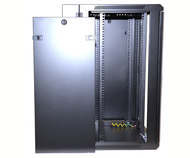 18U Wall Mount Equipment Cabinet Vented Border Double