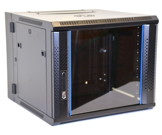 9U Wall Mount Equipment Cabinet Vented Border Double  9U Wall Mount Equipment Cabinet Vented Border Double