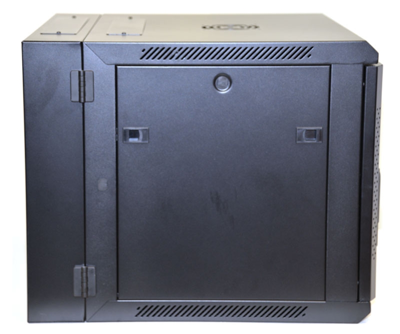 9U Wall Mount Equipment Cabinet Vented Border Double