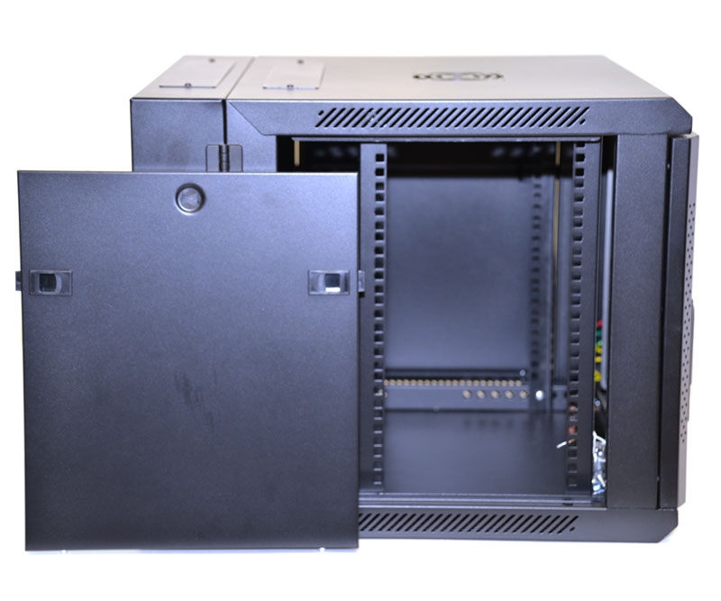9U Wall Mount Equipment Cabinet Vented Border Double