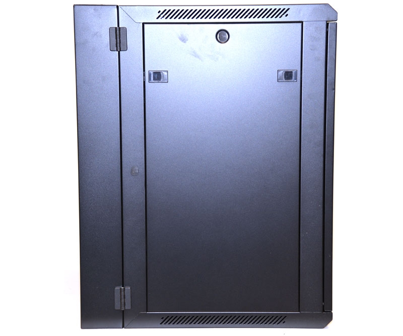 15U Wall Mount Equipment Cabinet Mesh Door Double