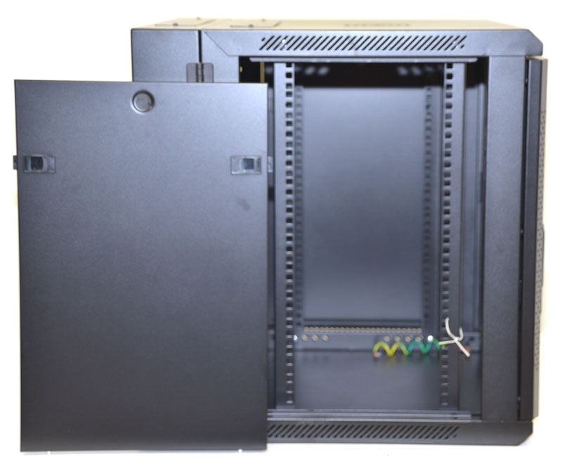 12U Wall Mount Equipment Cabinet Vented Border Double