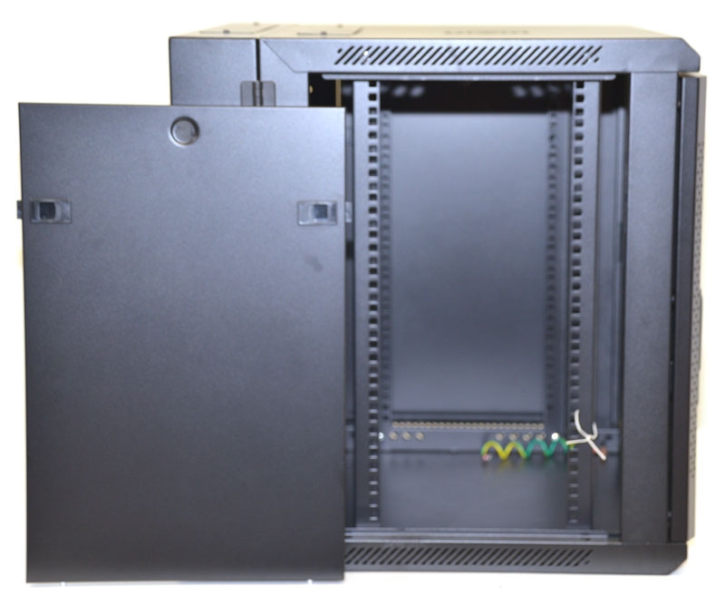 12U Wall Mount Equipment Cabinet Vented Border Double
