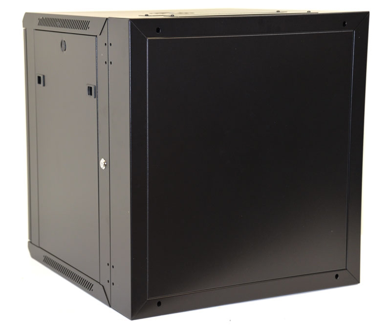 12U Wall Mount Equipment Cabinet Vented Border Double