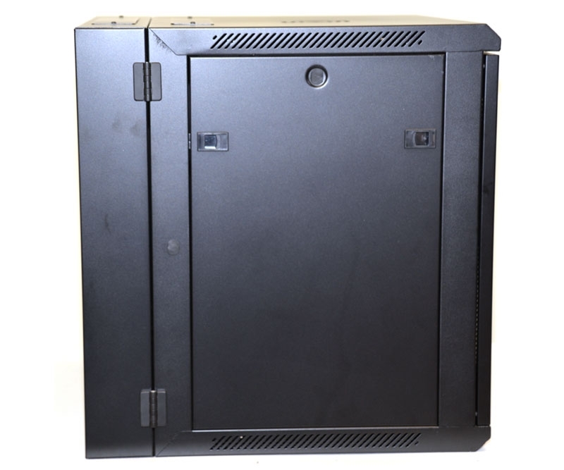 12U Wall Mount Equipment Cabinet Mesh Door Double