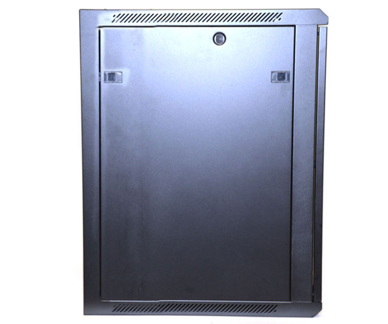 15U Wall Mount Equipment Cabinet Glazed Door Single