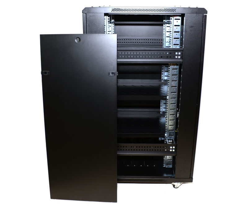 32U Network Server Rack Dual Vented Rear Doors