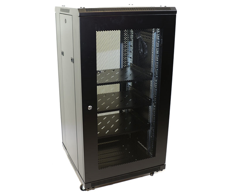 22U Network Server Rack Single Vented Rear Door