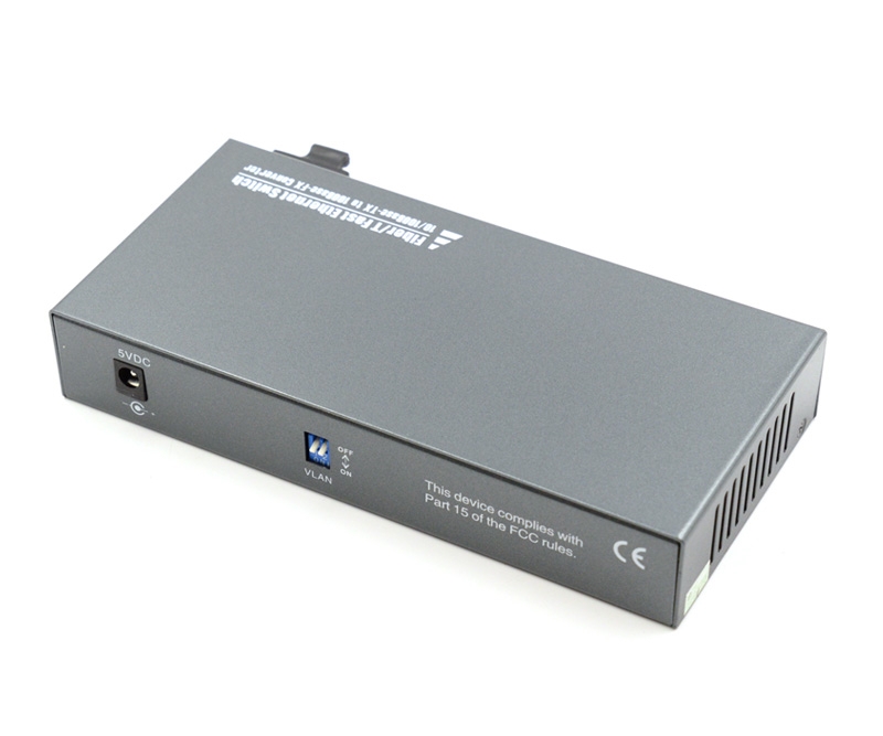 6 Port Fiber Switch 10/100 RJ45 to 1 Fiber Port Multimode 2km