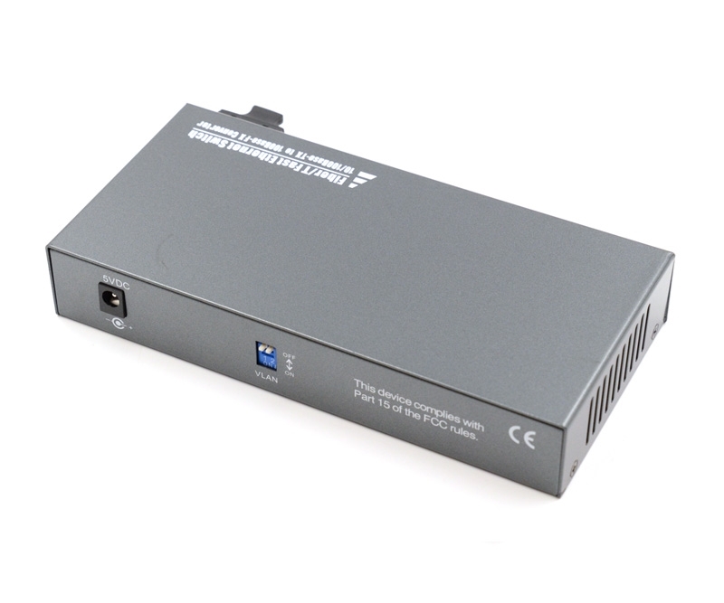 6 Port Fiber Switch 10/100 RJ45 to 1 Fiber Port Singlemode 25k