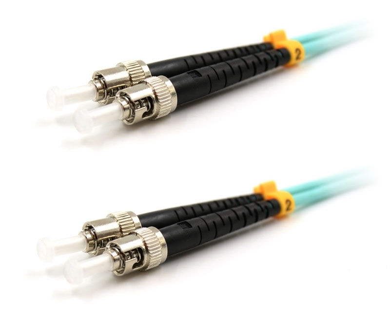 7m ST to ST Duplex OM3 Armored Fiber Cable