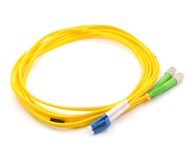 2m LC to FC/APC Duplex Singlemode Patch Cable