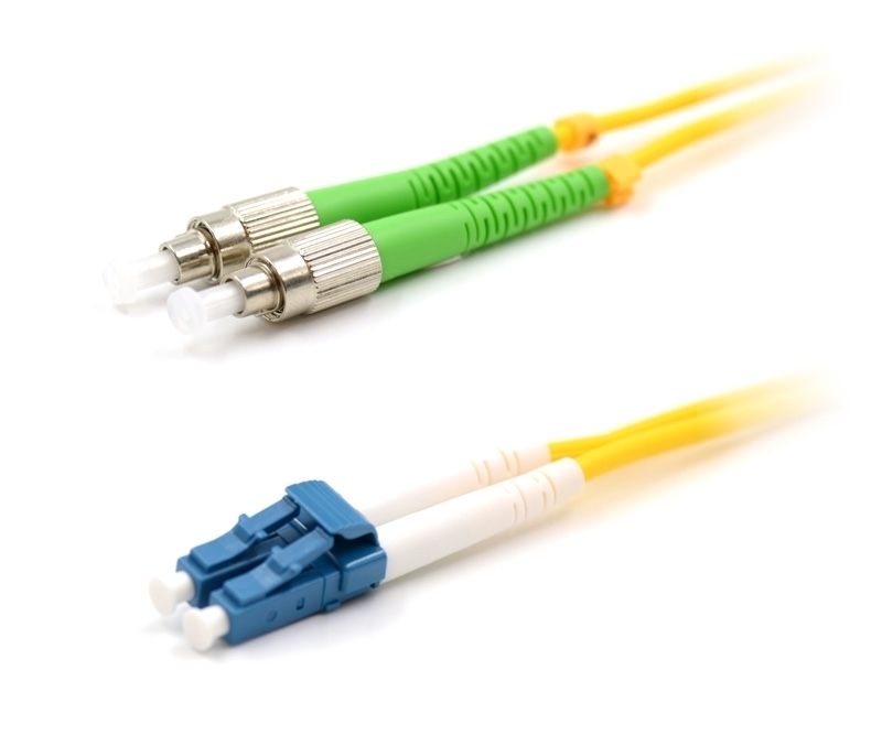 2m LC to FC/APC Duplex Singlemode Patch Cable