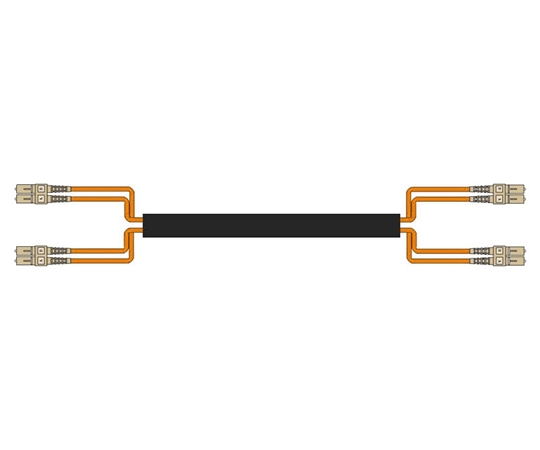 4 Fiber Multimode OM1 Custom Indoor/Outdoor Fiber Cable Assembly  4 Fiber Multimode OM1 Custom Indoor/Outdoor Fiber Cable Assembly