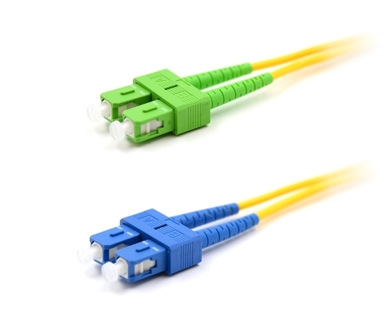 2m SC to SC/APC Duplex Singlemode Patch Cable