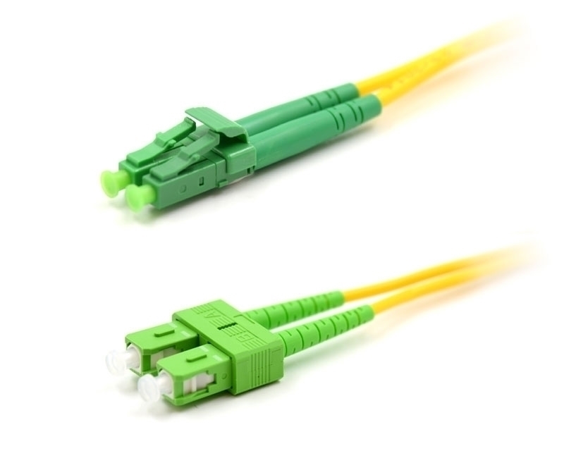 25m LC/APC to SC/APC Duplex Singlemode Patch Cable