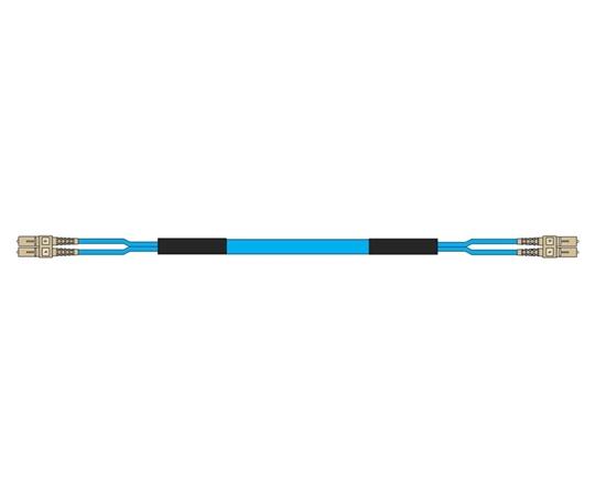 2 Fiber Multimode OM3 Custom Fiber Cable Assembly 2 Fiber Multimode OM3 Custom Fiber Cable Assembly