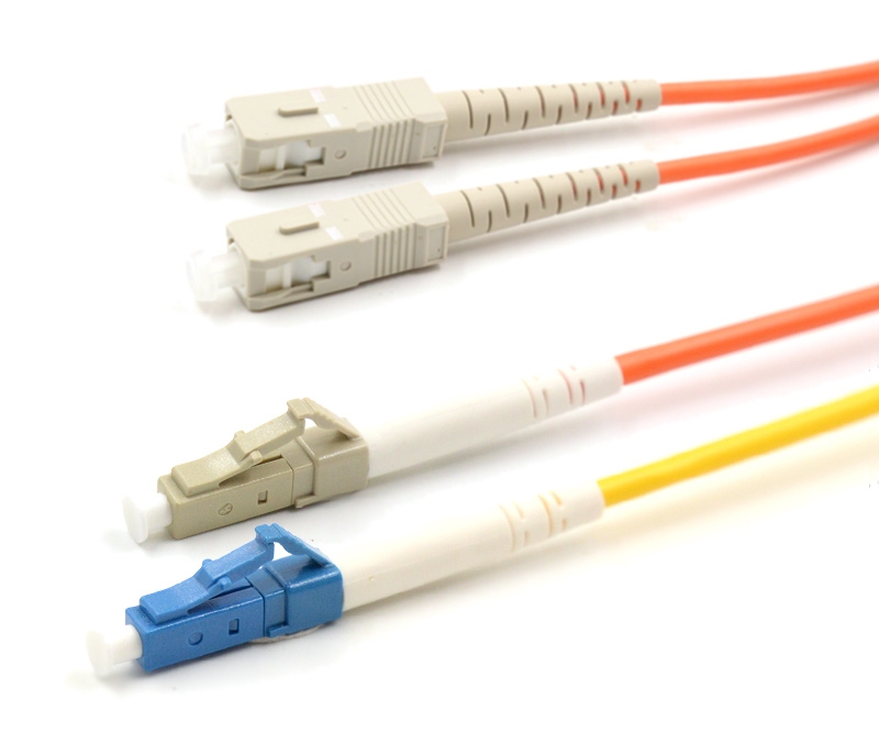 50m LC to SC Duplex OM1 Mode Conditioning Cable