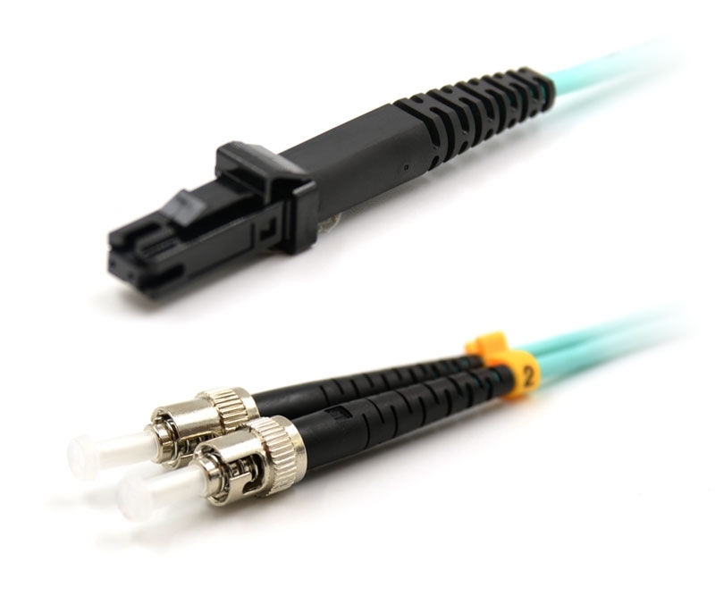 3m ST to MTRJ Duplex OM3 Multimode Patch Cable
