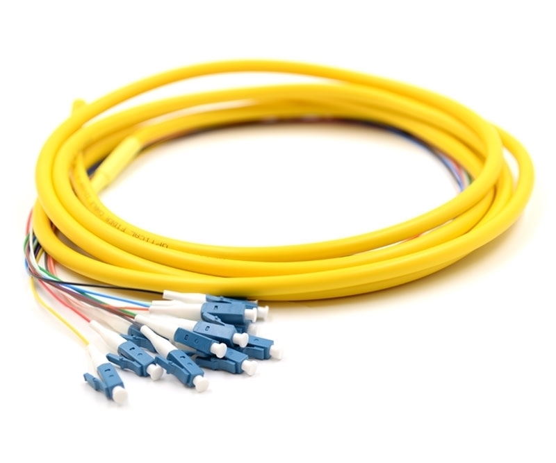 3m 12 Fiber LC Pigtail Singlemode OS2