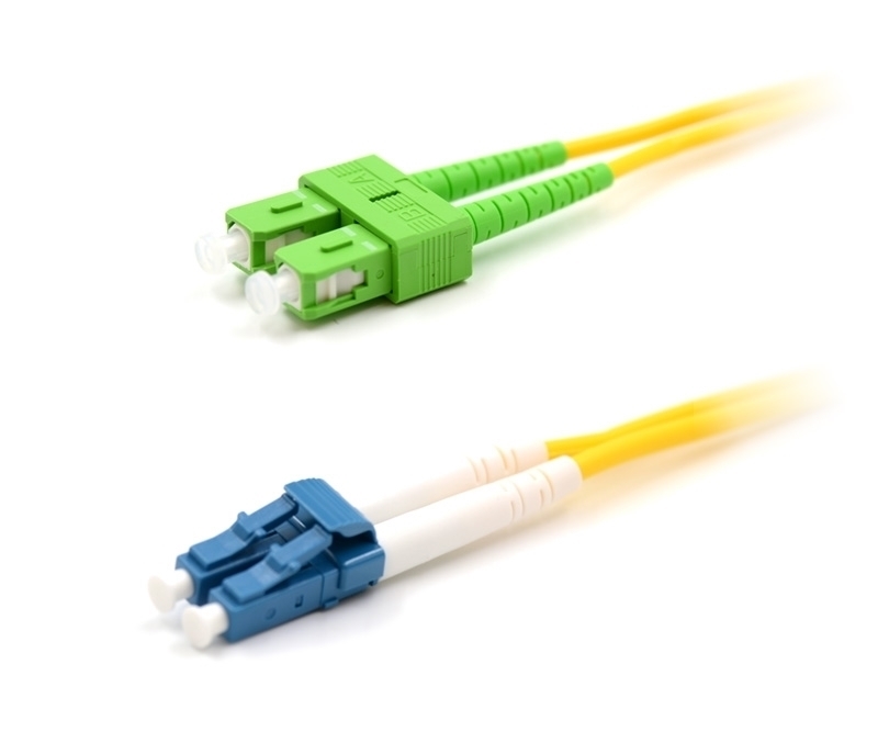10m LC to SC/APC Duplex Singlemode Patch Cable