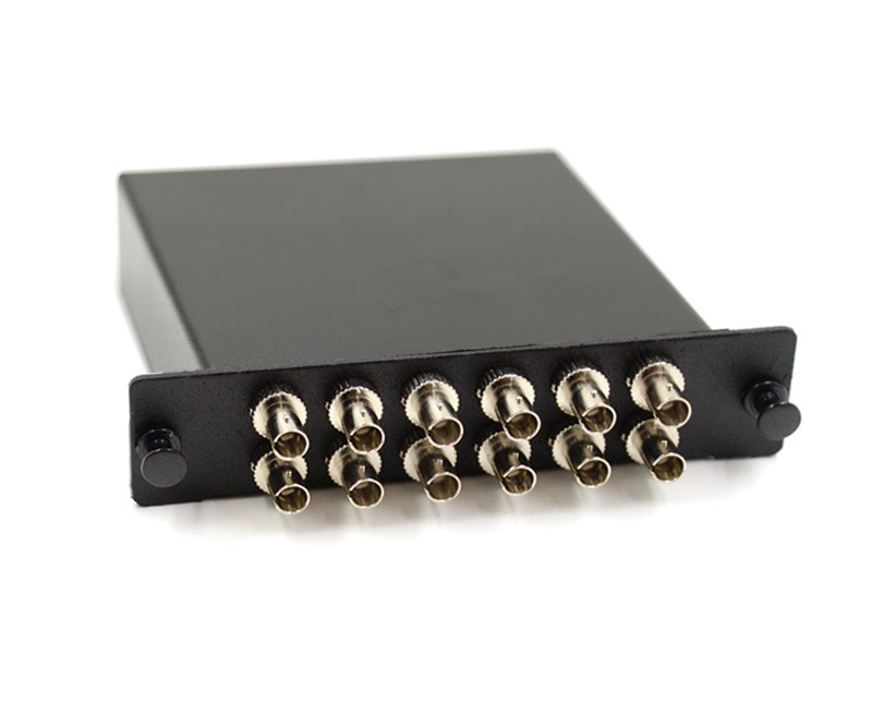 12 Fiber MTP Cassette OS2 ST to MTP Std Female