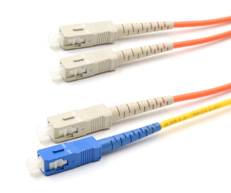 25m SC to SC Duplex OM1 Mode Conditioning Cable